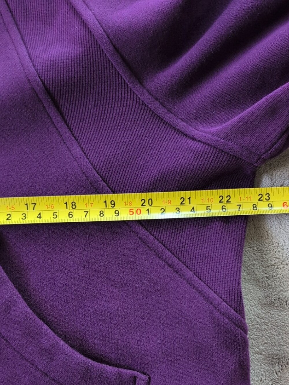 Lululemon Scuba Oversized Full-Zip Hoodie Dramatic Magenta Dark Purple Size M/L - Picture 12 of 16